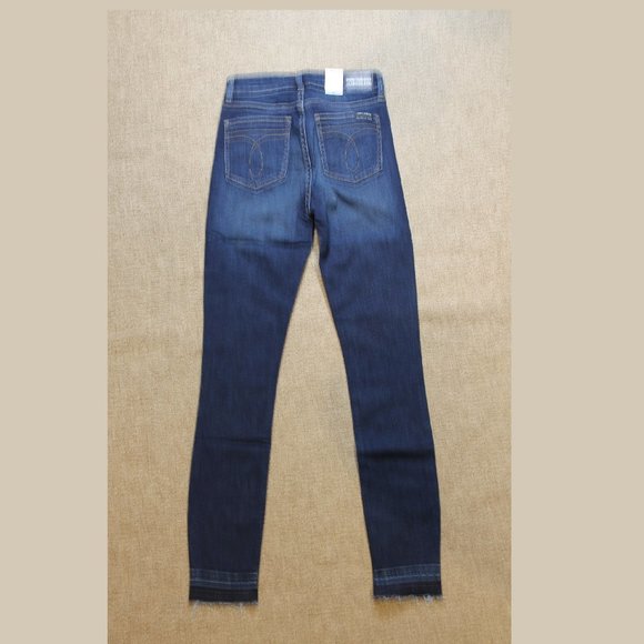 New Calvin Klein Women Mid Rise Skinny Ankle Jeans - Picture 2 of 6